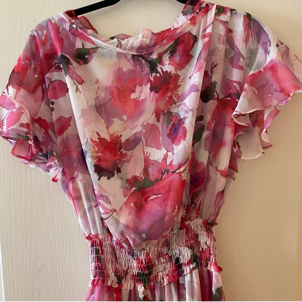 MISA Los Angeles Natalia Dress in Garden Fuchsia - M - Picture 15 of 16